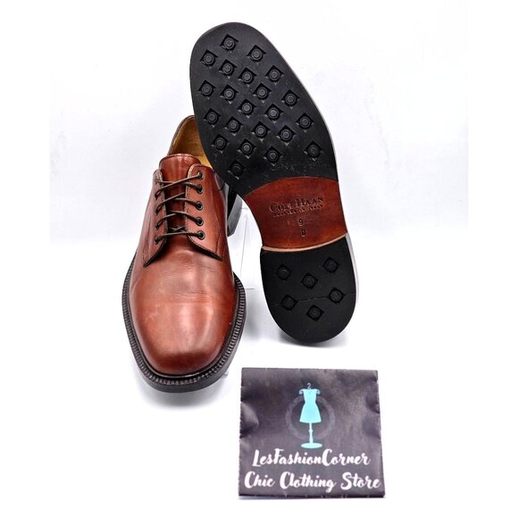 Cole Haan Mens Country Brown Leather Oxford Dress Shoes Sz 9D Made In Italy 2234 main image 7